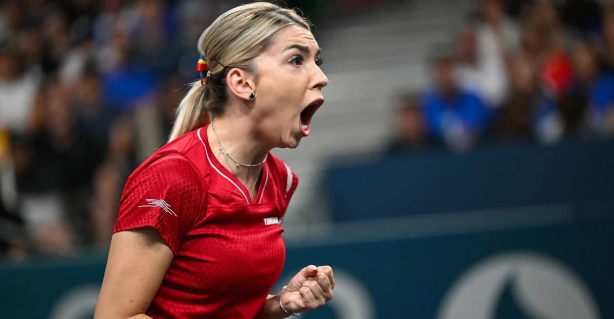 Bernadette Szocs, set decisiv fabulos în duelul cu Li Jie din semifinala România - Olanda de la Euro