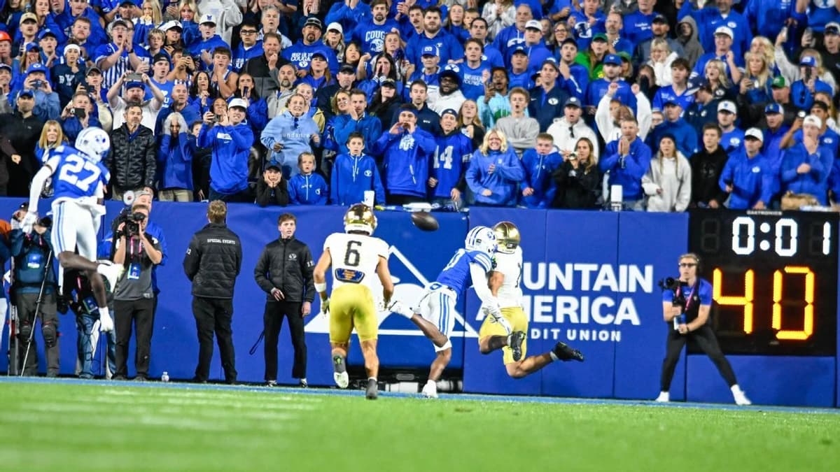 Big 12 admits error in Notre Dame-BYU ending, says Irish had 1 second left