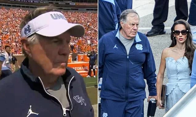 Bill Belichick blasted for rude interview with sideline reporter... as girlfriend Jordon Hudson join