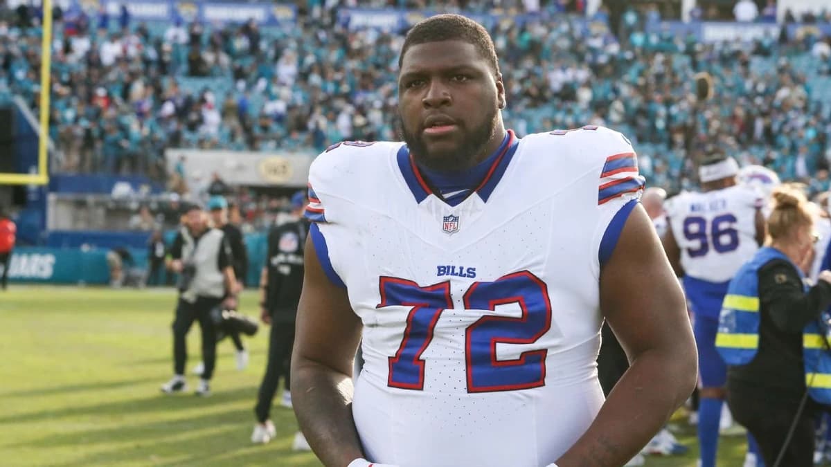 Bills' Phidarian Mathis banned 3 games for substance abuse violation