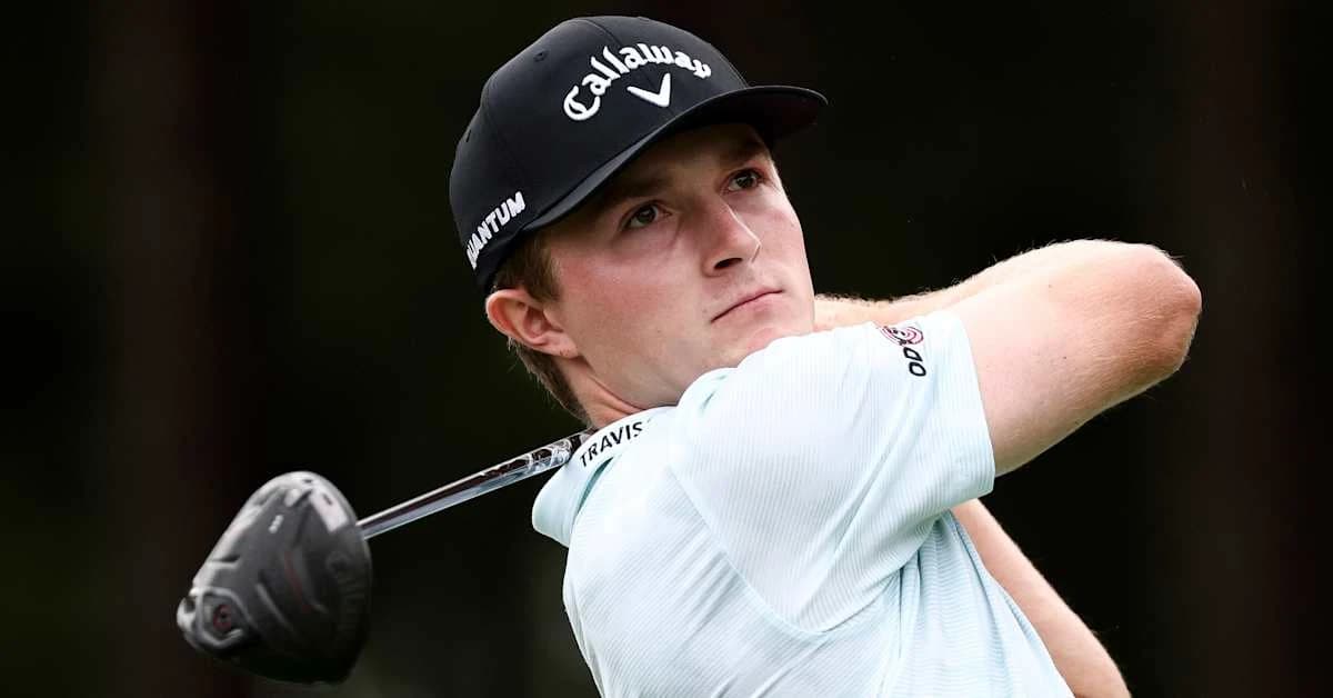 Blades Brown nears history as youngest PGA Tour card holder with 54-hole lead at Korn Ferry Tour Cha