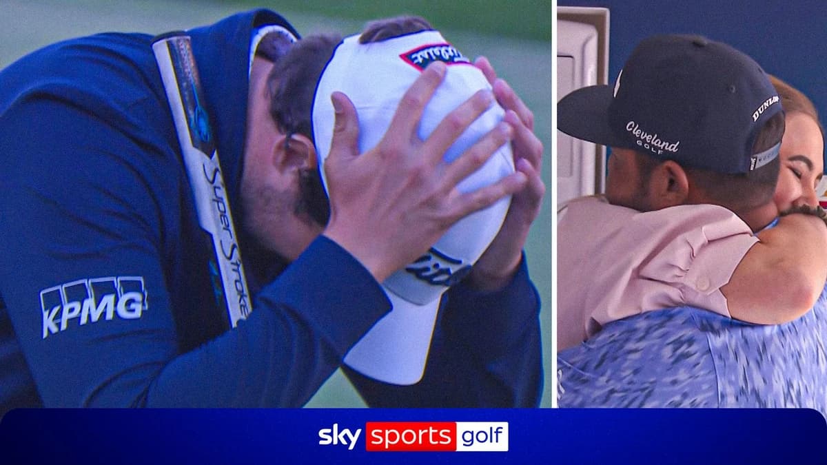 BMW PGA Championship: JJ Spaun wins as Manuel Elvira cards seven on final hole