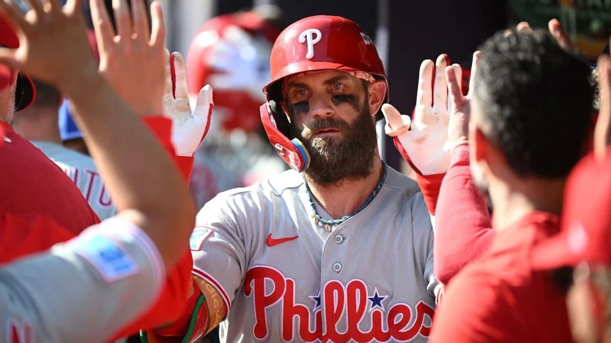 Bohm homer saves Phillies' season after Harper fielding gaffe, tying HR