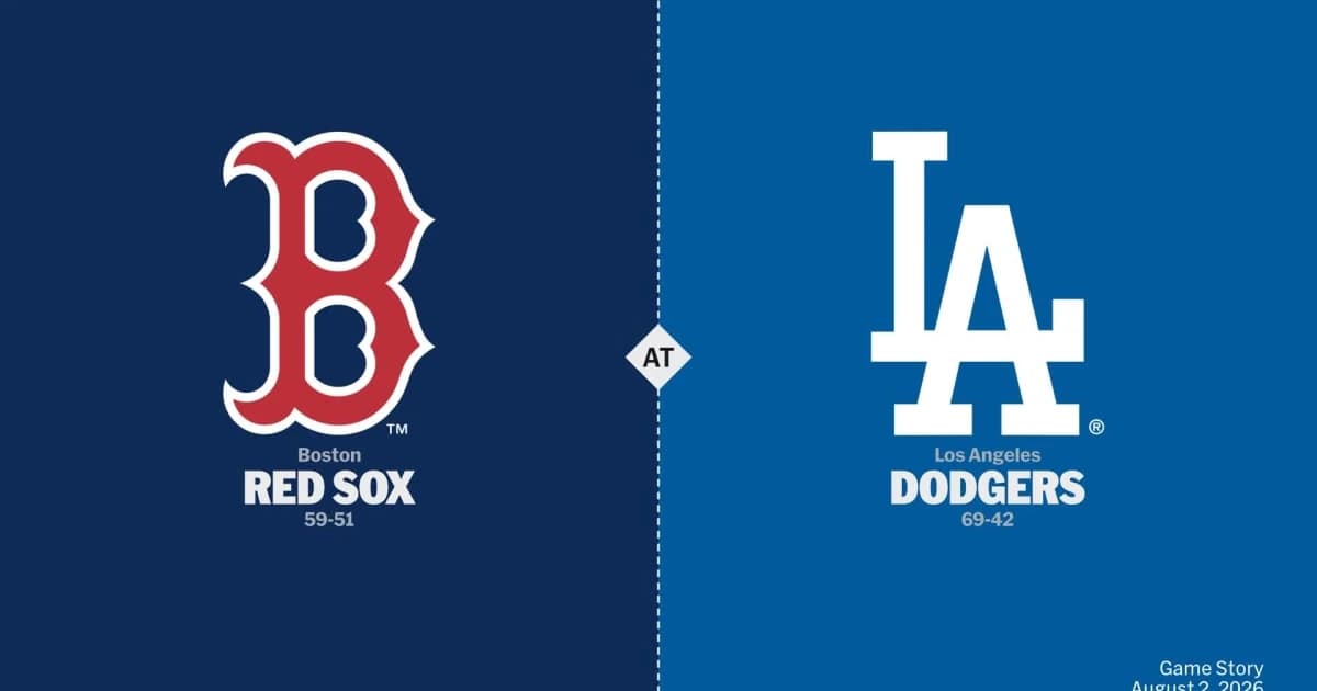 Boston Red Sox at Los Angeles Dodgers Game Story, Scores/Highlights - 08/02/2026