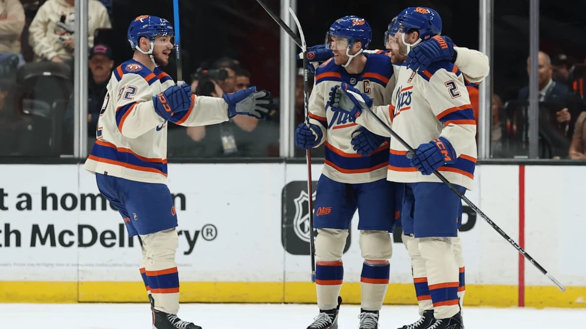 Bouchard scores twice for Oilers in win against Ducks