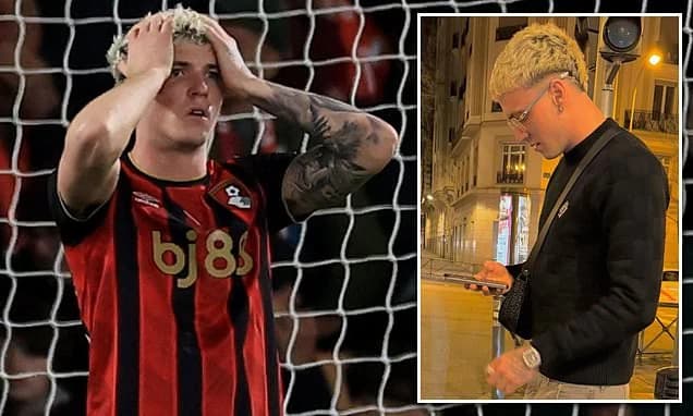 Bournemouth confirm investigation into Alex Jimenez, 21, over alleged messages to 15-year-old girl a