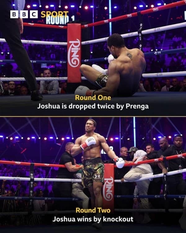 Box: Anthony Joshua l-a învins pe albanezul Kristian Prenga prin K.O