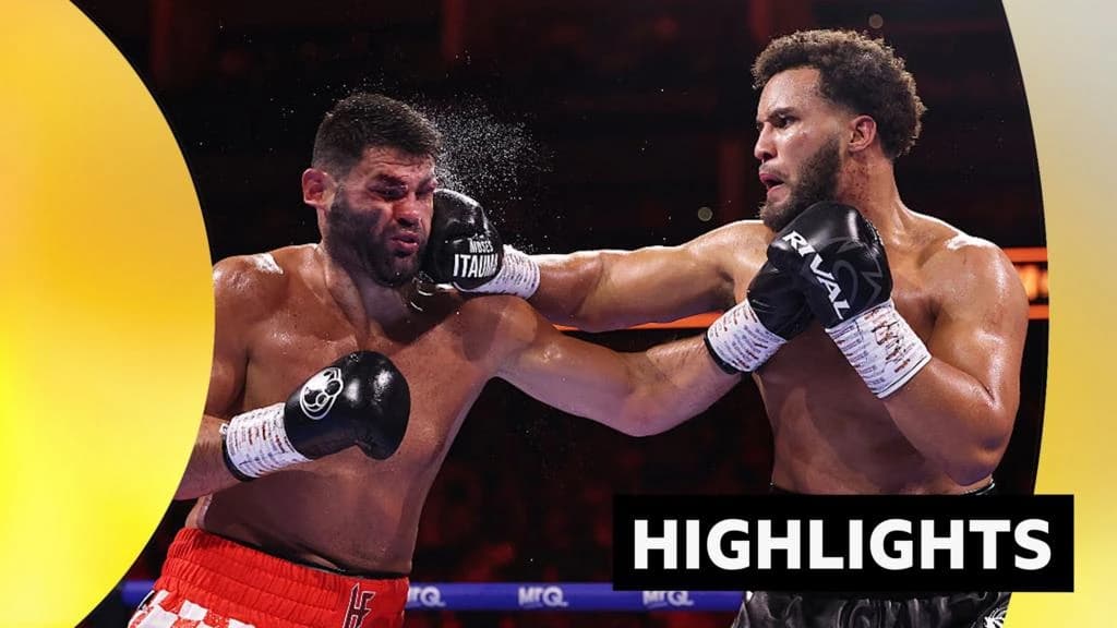 Boxing: Hrgovic beats Itauma for world heavyweight title - highlights