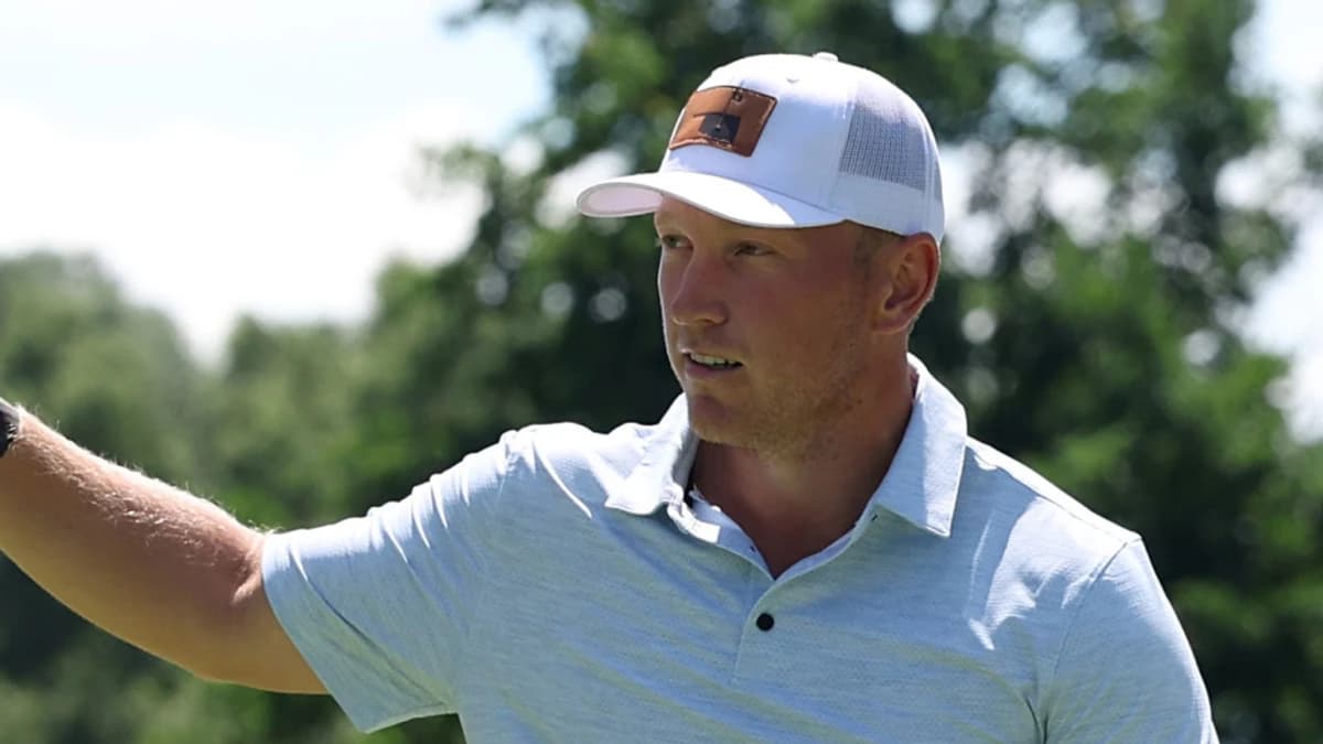 Brad Dalke: YouTuber challenging on DP World Tour debut as he sits two shots off lead at BMW Interna