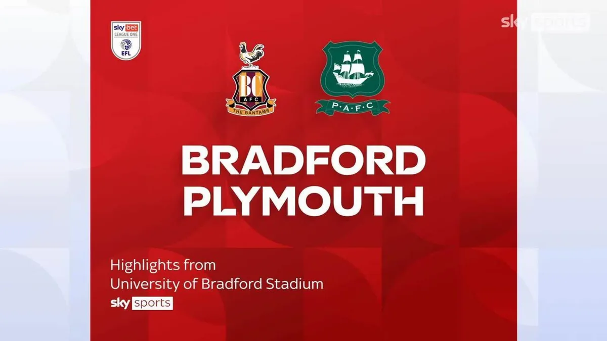 Bradford City 1-1 Plymouth Argyle | League One highlights