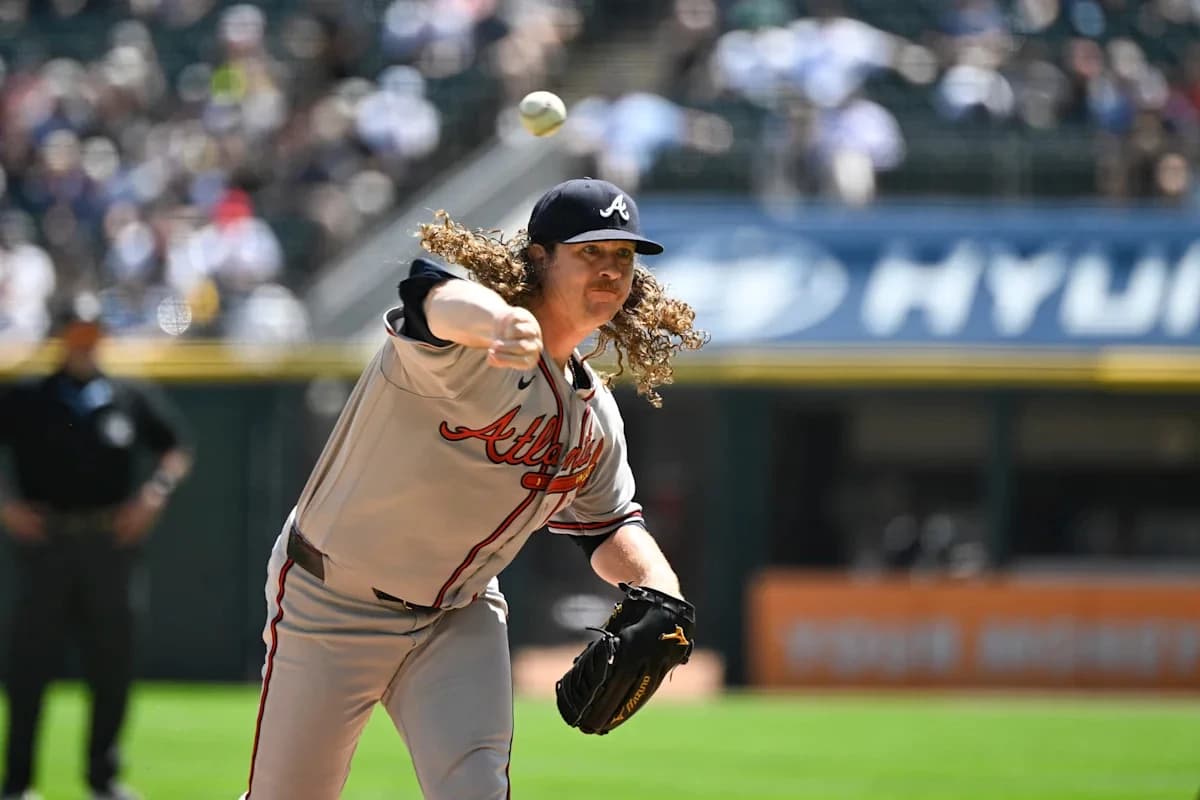 Braves' Grant Holmes has no-hitter through 6 innings against White Sox in Chicago