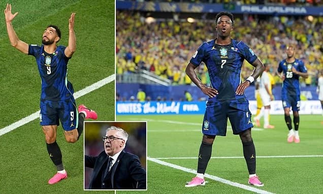 Brazil find their front three in win over Haiti but injury to a key man sours the night... if Englan