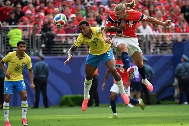 Brazil OUT of World Cup as Erling Haaland destroys Gabriel to send Norway through