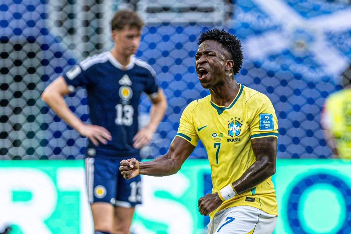Brazilia s-a distrat cu Scoția și a câștigat Grupa C! Vinicius a reușit dubla, Neymar a debutat