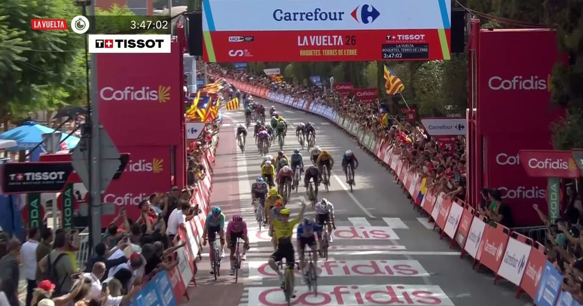 Brennan, record istoric, după ce a câștigat etapa a 5-a din Vuelta! Visma, impecabilă la sprint