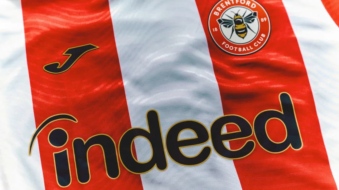 Brentford Football Club announces Indeed as new principal and front-of-shirt partner