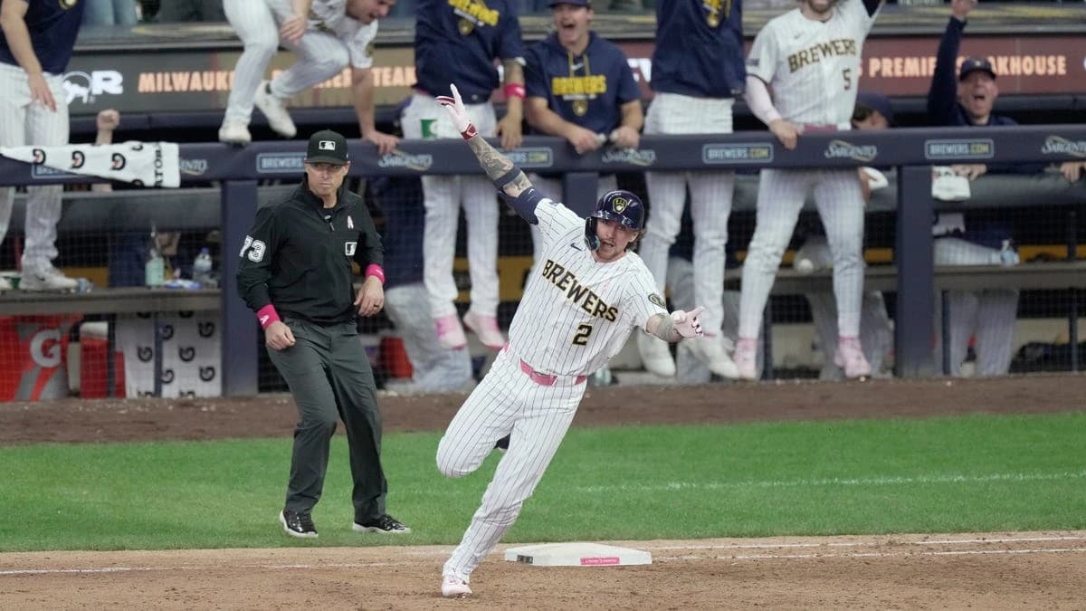 Brewers beat the Yankees on Brice Turang's walk-off home run