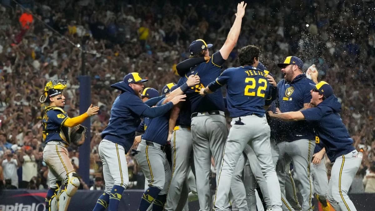 Brewers close out Rays to capture first World Series title in franchise history