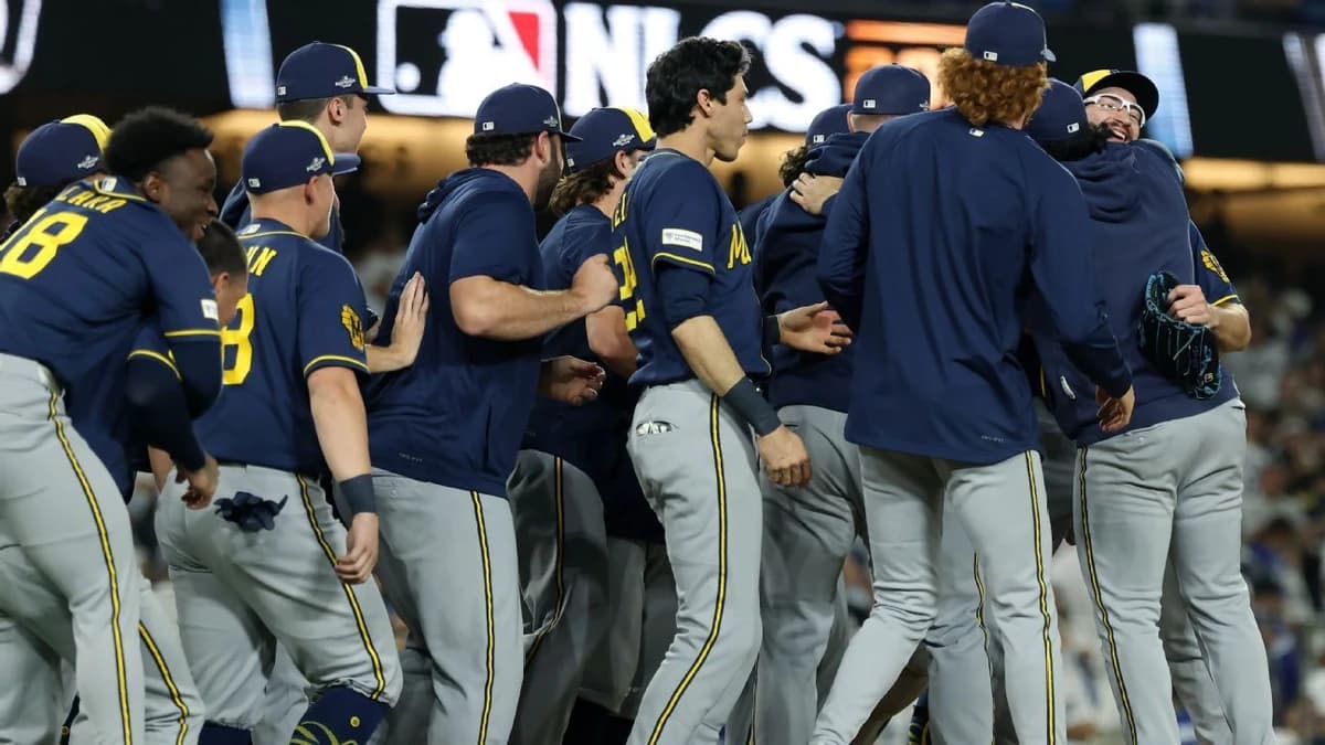 Brewers sweep Dodgers in NLCS, advance to 1st World Series in 44 years