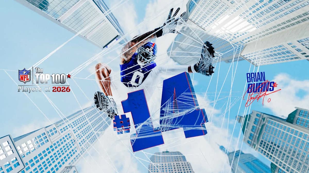 Brian Burns highest-ranked Giants defender ever on 'NFL Top 100'