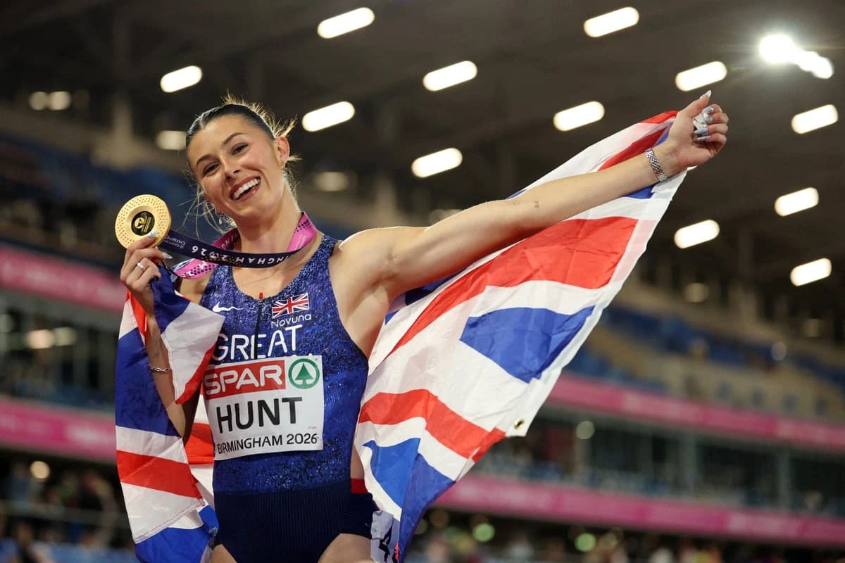 Britain’s Amy Hunt reveals she had ‘big premonition’ ahead of winning 100m gold at European Champion
