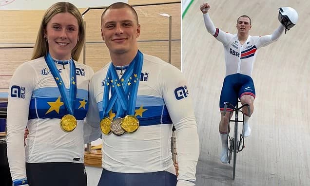 Britain's star cyclist - one half of GB's golden couple - is SENT HOME from World Championships in C