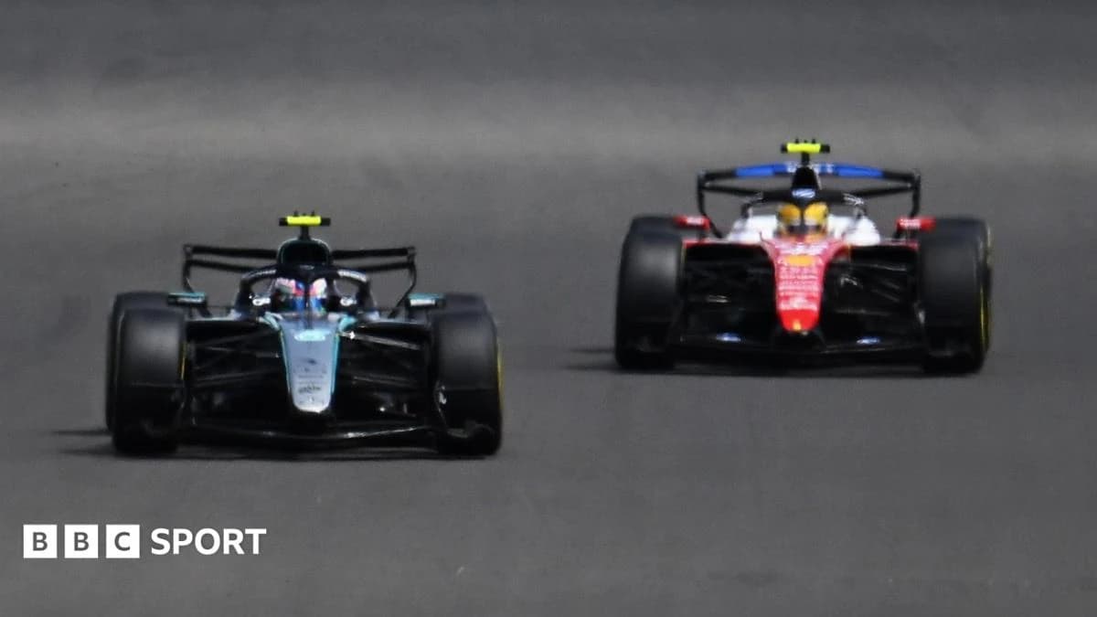 British Grand Prix: Kimi Antonelli passes Lewis Hamilton to win Silverstone sprint race