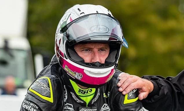 British motorbike racer Sam Naughton, 37, dies in horror Manx Grand Prix qualifying crash - just one