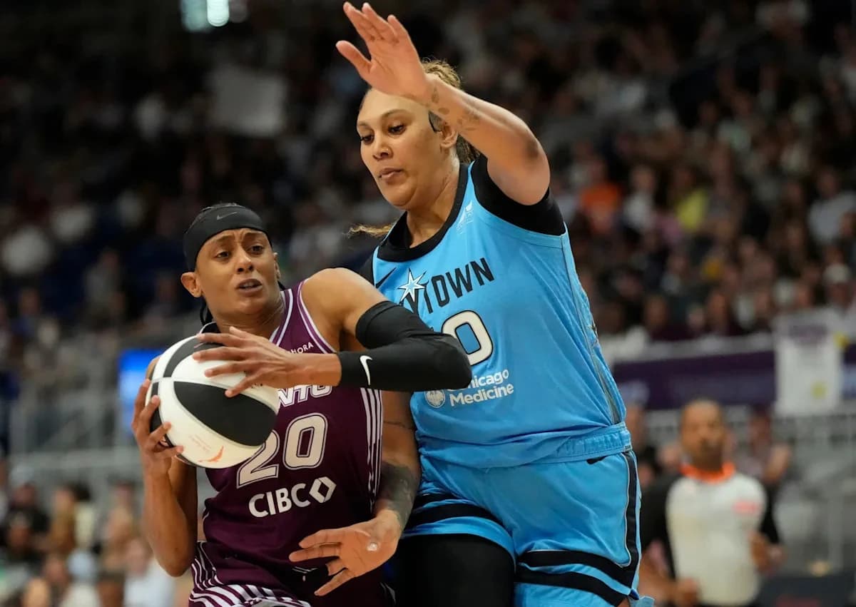 Brittney Sykes scores 25 points as the Tempo beat the Sky 85-68 in the WNBA