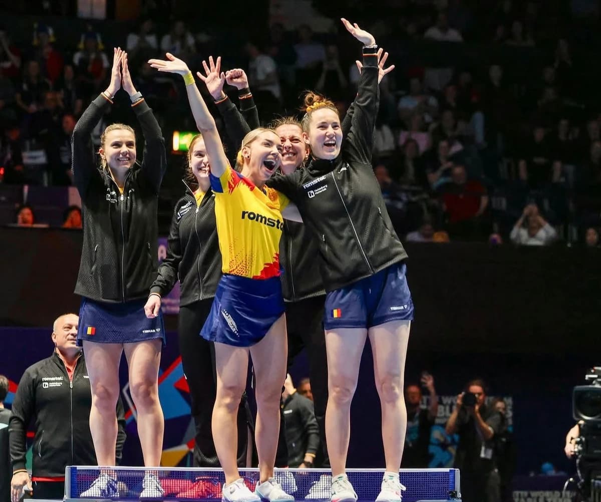 Bronz pentru România la Campionatele Mondiale de tenis de masă!