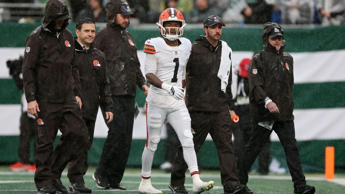Browns WR Concepcion knocked out of game vs. Jets after illegal hit