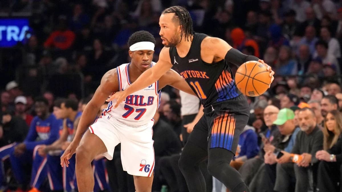 Brunson, Knicks pull out win, go up 2-0 on 76ers
