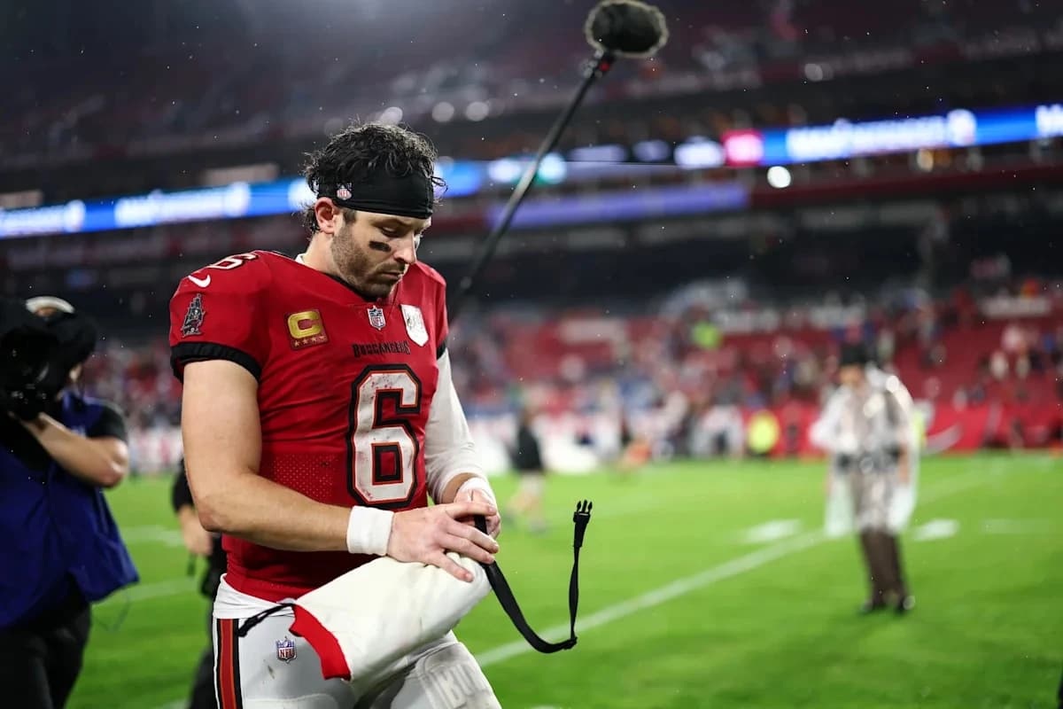 Buccaneers QB Baker Mayfield reveals he played with sprained MCL and PCL in knee since Week 2 last s