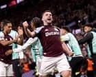 Buendía and McGinn the heroes as Villa fire past Forest to reach Europa League final