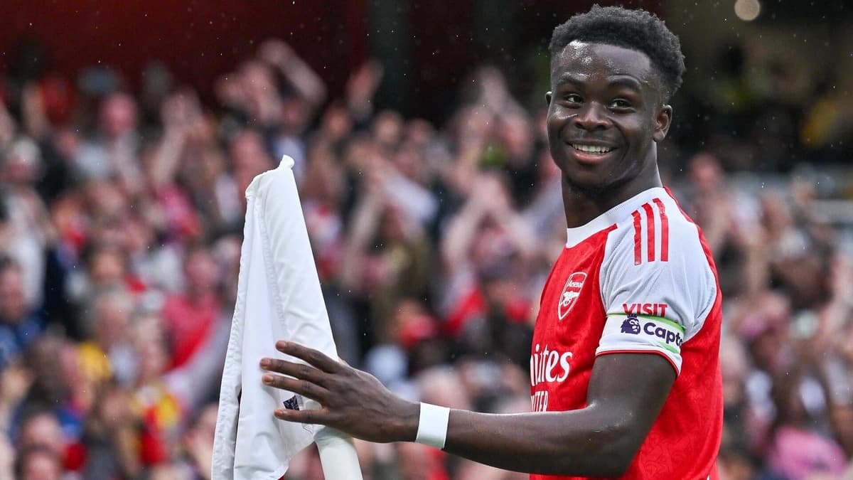 Bukayo Saka eases Arsenal's title tension as Premier League lead extended with comprehensive Fulham