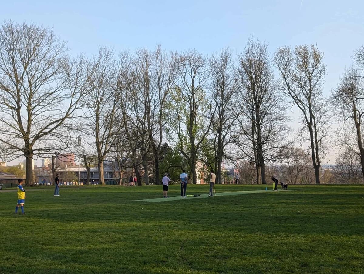 Burley Park’s refurbished cricket wicket hits them for six