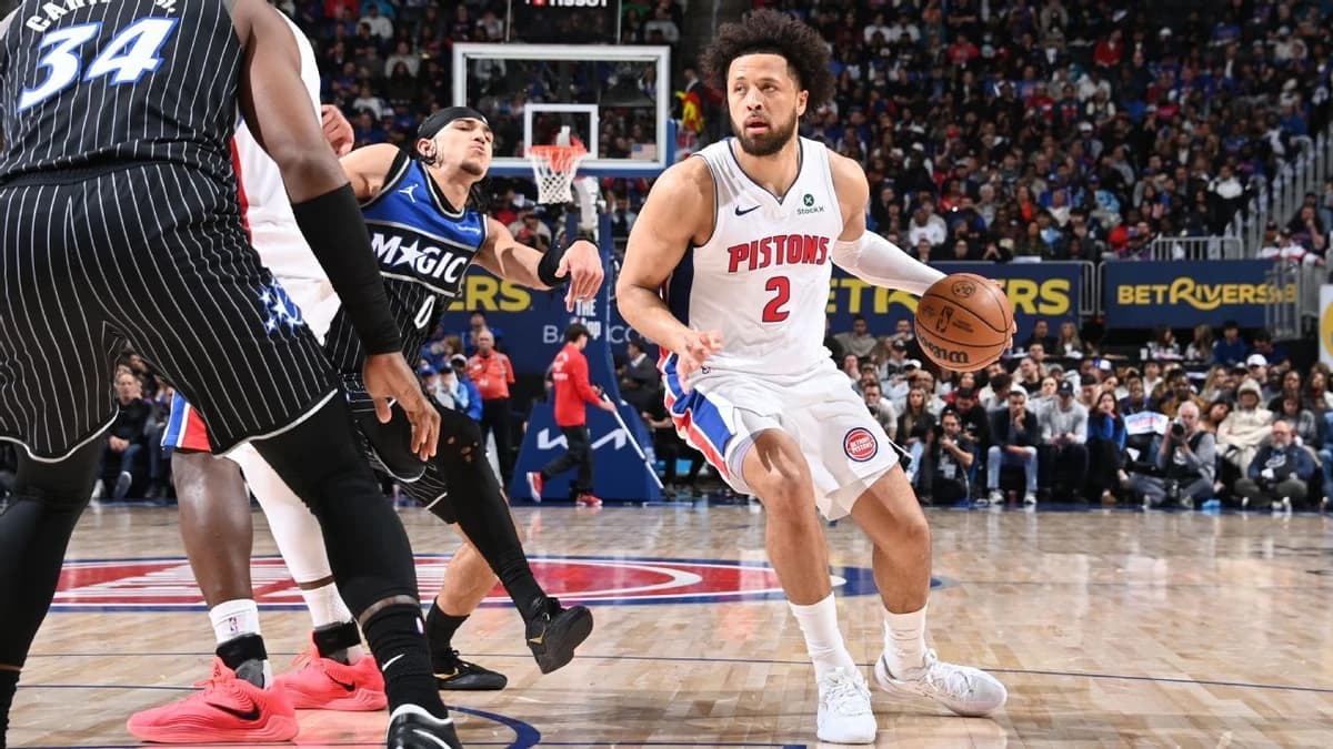 Cade's 45 do trick vs. Magic as Pistons stay alive...
