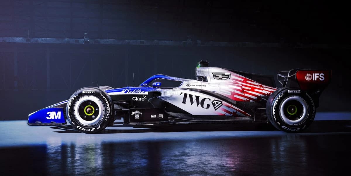 Cadillac Unveils Patriotic Formula 1 Livery for British Grand Prix