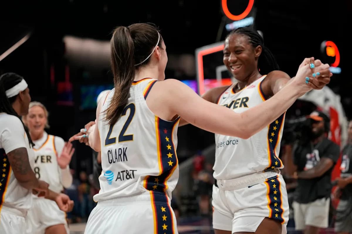 Caitlin Clark and Aliyah Boston become first WNBA teammates to post dual 30-point double-doubles in