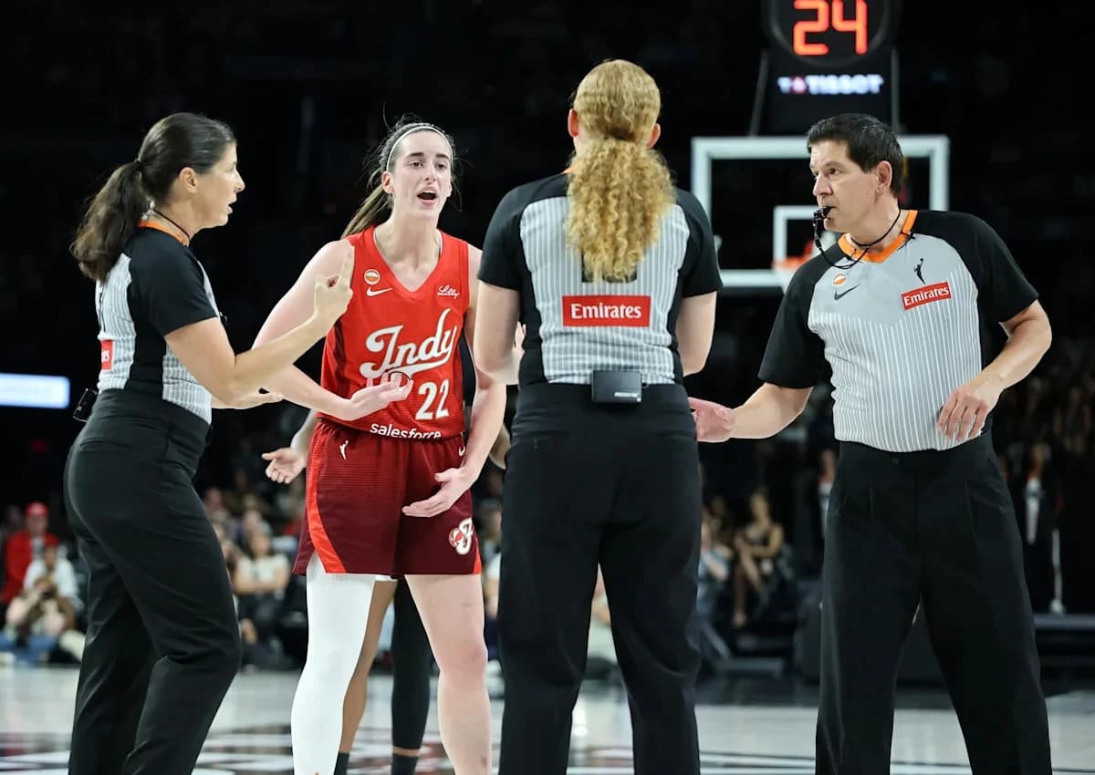 Caitlin Clark says she's working with refs to avoid an eighth technical foul: 'I'm really proud of m