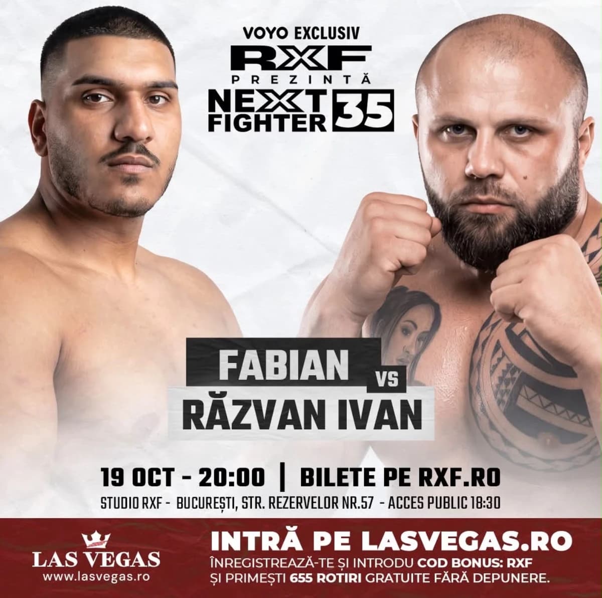 Călărășeanul Mircea Fabian urcă în ring la gala RXF Next Fighter 35! Meci important împotriva lui Ră