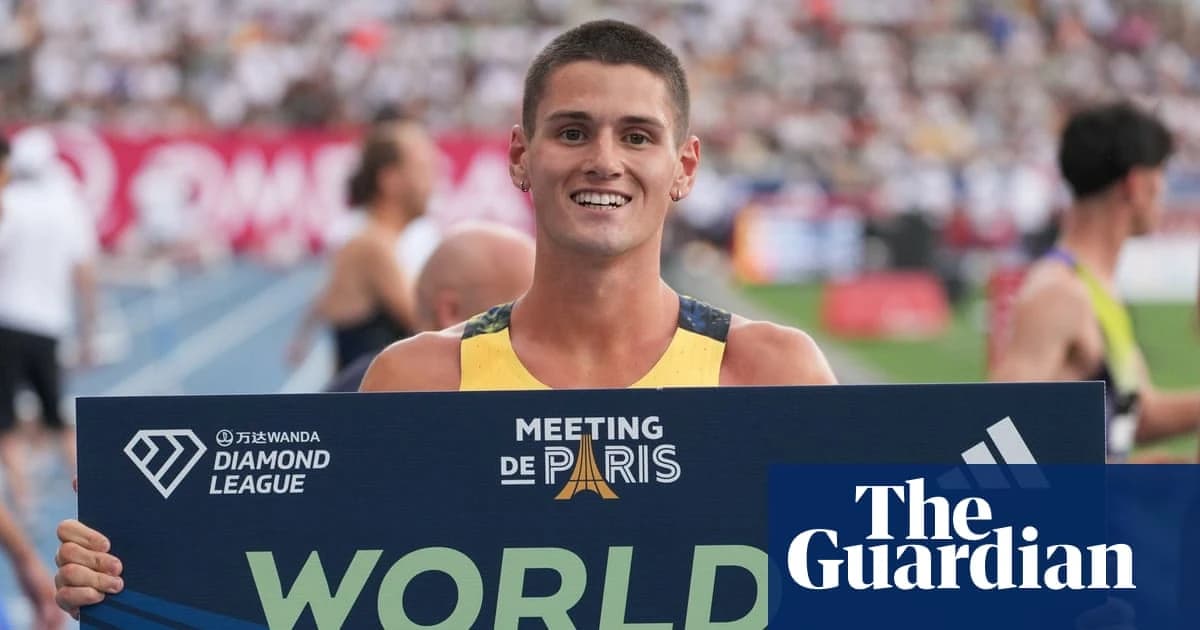 Cameron Myers breaks the Australian 1500m record. Next up, world domination