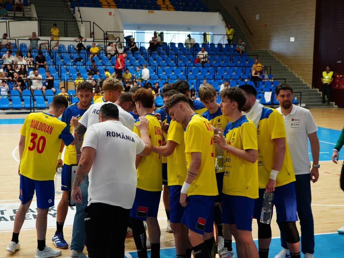 Campionatul European masculin de handbal U20 găzduit de România, la momentul startului. Tricolorii d