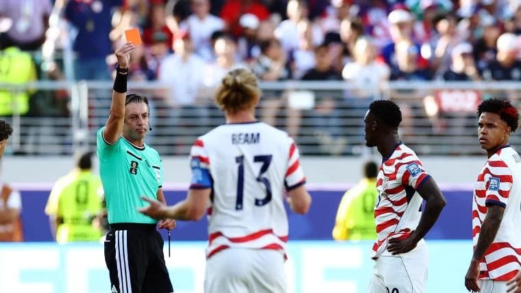 Can FIFA rescind a red card after it's given? Explaining appeal rules regarding Folarin Balogun susp
