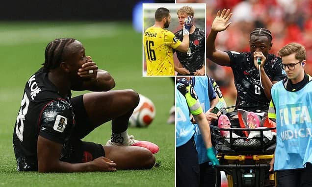 Canada star suffers sickening injury in World Cup game vs Qatar as horrified coach screams: 'His leg