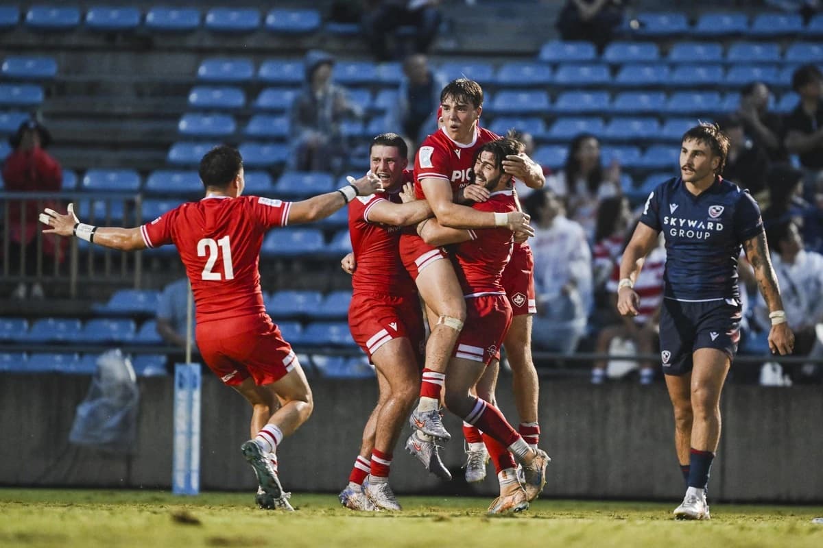 CANADA'S MEN'S RUGBY TEAM CLAIM A 19-16 VICTORY OVER THE USA, EARNING THIRD PLACE IN THE PACIFIC NAT