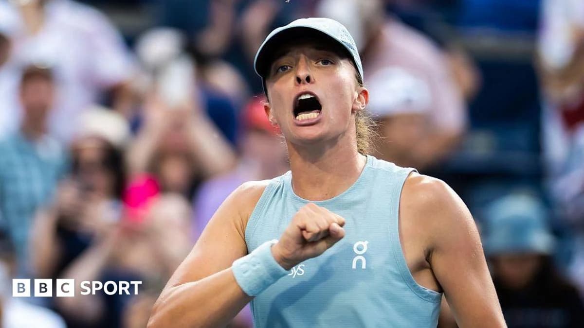 Canadian Open final: Iga Swiatek beats Elena Rybakina to win first WTA title of season