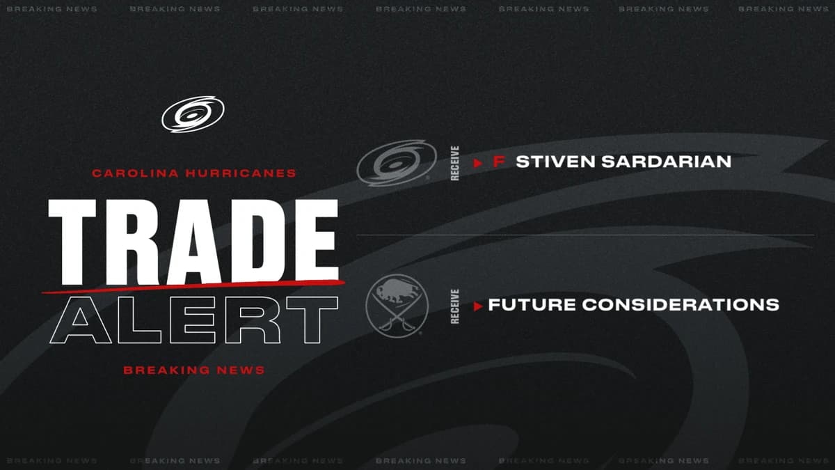 Canes Acquire Stiven Sardarian From Buffalo