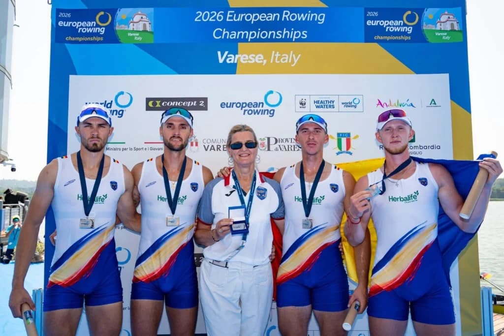 Canotaj: România a cucerit încă două medalii, una de argint și una de bronz, la Campionatele Europen