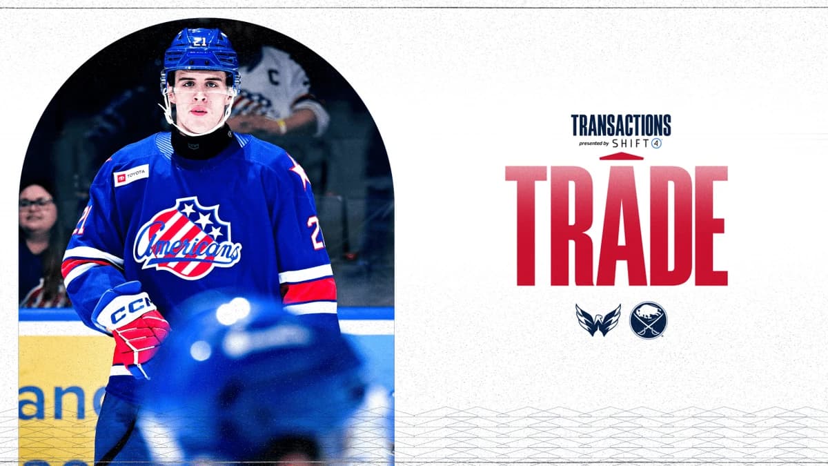 Capitals Acquire Tyler Kopff from Buffalo for Zac Funk